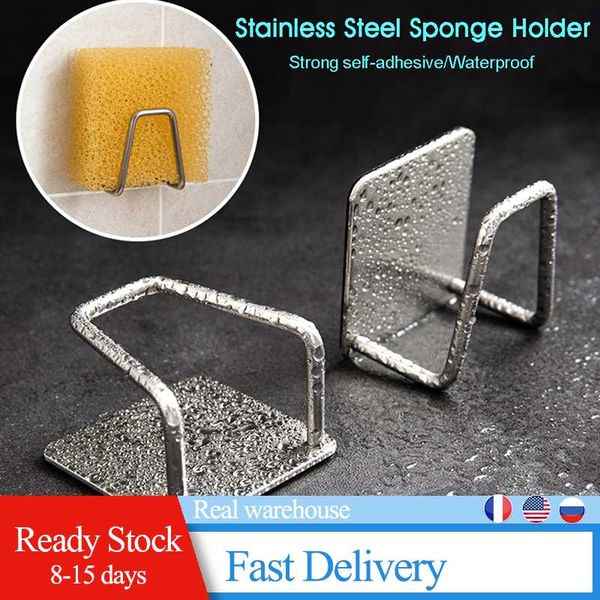 hooks & rails stainless steel sponge holder self-adhesive kitchen sink organizer waterproof caddy
hooks & rails stainless steel sponge holder self-adhesive kitchen sink organizer waterproof caddy