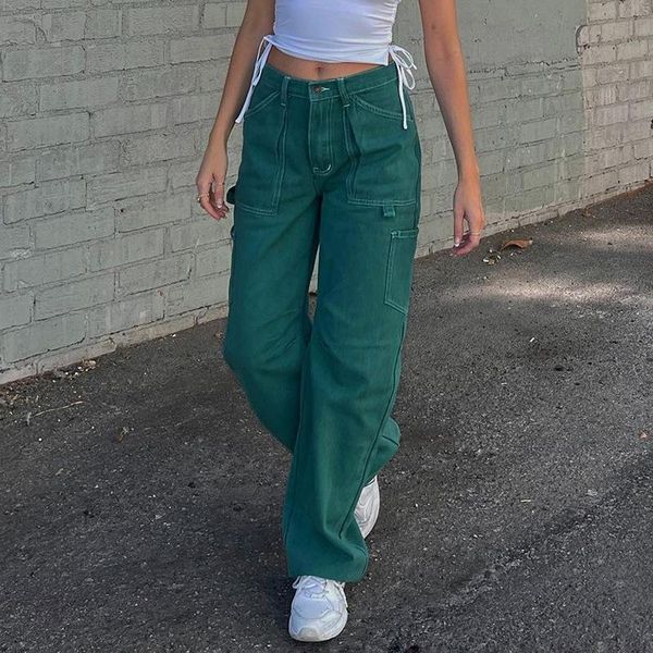 women's pants & capris y2k fashion pocket green cargo body for women 2021 autumn spring high waist solid long trousers, Black;white
women's pants & capris y2k fashion pocket green cargo body for women 2021 autumn spring high waist solid long trousers, Black;white