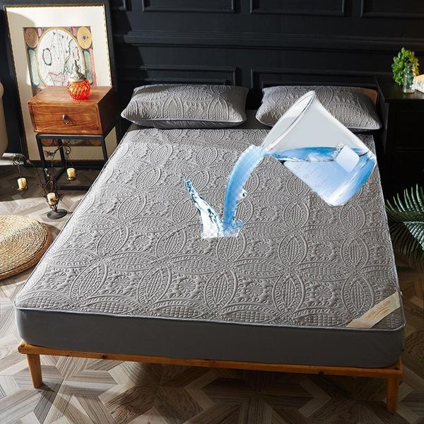 sheets & sets waterproof mattress cover bed protector embossed fitted sheet european syle thicken quilted mat pad for bedroom home decor
sheets & sets waterproof mattress cover bed protector embossed fitted sheet european syle thicken quilted mat pad for bedroom home decor