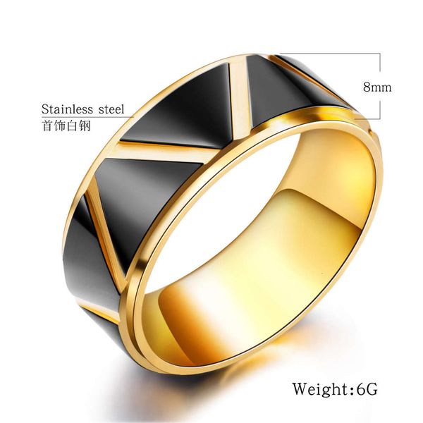 size rc679 us 7-12# stackable ring for women mens stainless steel black gold jewelry bling 8mm wide 6g, Silver
size rc679 us 7-12# stackable ring for women mens stainless steel black gold jewelry bling 8mm wide 6g, Silver