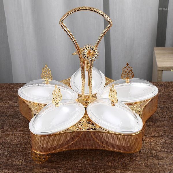 the european fruit plate creative light luxury living room pot set modern nut candy with cover
the european fruit plate creative light luxury living room pot set modern nut candy with cover