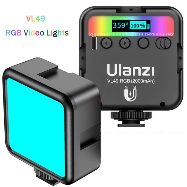 flash heads ulanzi vl49 fill lamp rgb video light for pography 2000mah led panel camera po vlog live luminaire
flash heads ulanzi vl49 fill lamp rgb video light for pography 2000mah led panel camera po vlog live luminaire