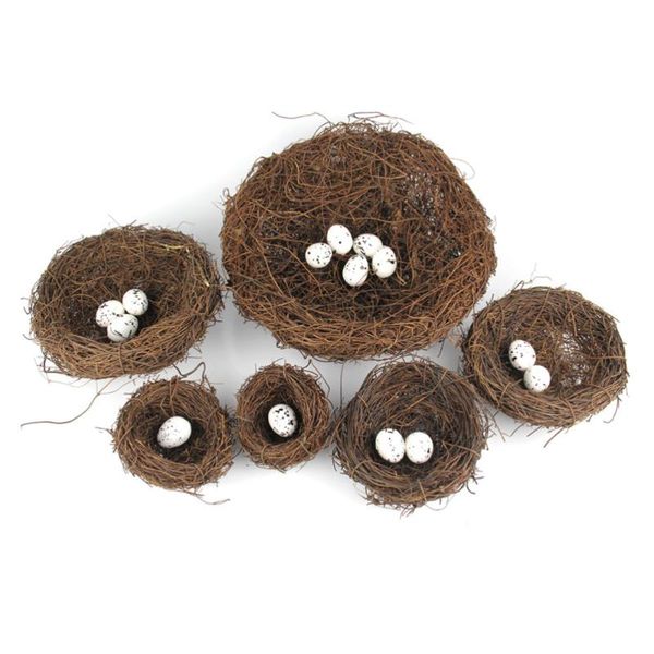 set easter rattan nest birdie egg simulation ornament deskdecor creative beautiful model craft for home store festival eas bird cages
set easter rattan nest birdie egg simulation ornament deskdecor creative beautiful model craft for home store festival eas bird cages