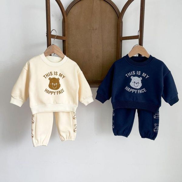 clothing sets born 2021 boys casual sweatshirts infant girls winter keep warm cute little bear jacket coat+pants two-piece suit, White
clothing sets born 2021 boys casual sweatshirts infant girls winter keep warm cute little bear jacket coat+pants two-piece suit, White