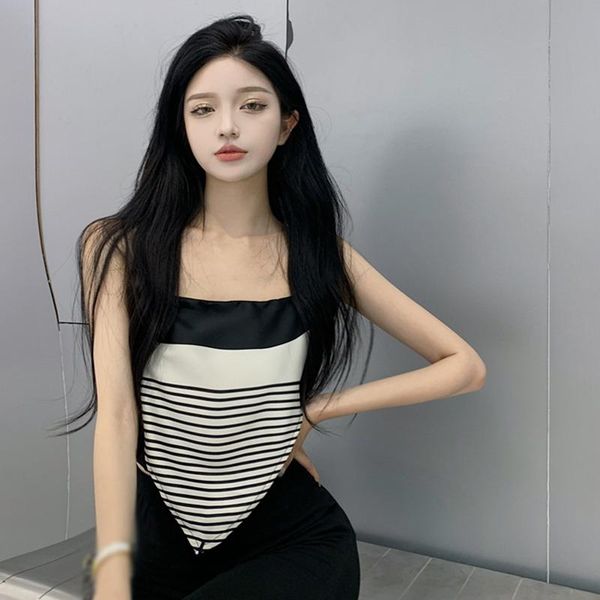 women's tanks & camis women camisole 2021 summer high waist sling tube sleeveless striped casual short tank, White
women's tanks & camis women camisole 2021 summer high waist sling tube sleeveless striped casual short tank, White