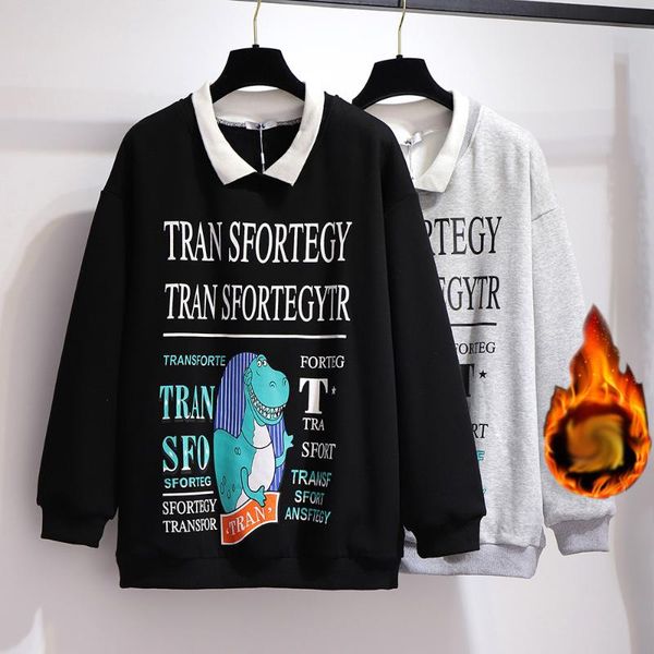 women's hoodies & sweatshirts (116~156cm) women winter thick fleece printed loose sweatshirt long sleeve outerwear big size warm casual, Black
women's hoodies & sweatshirts (116~156cm) women winter thick fleece printed loose sweatshirt long sleeve outerwear big size warm casual, Black