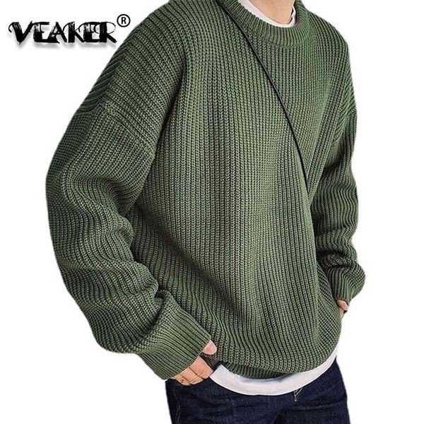 2022 new men's warm solid color sweater loose knitted pullovers male long sve autumn winter sweaters oversized s-3xl, Black
2022 new men's warm solid color sweater loose knitted pullovers male long sve autumn winter sweaters oversized s-3xl, Black