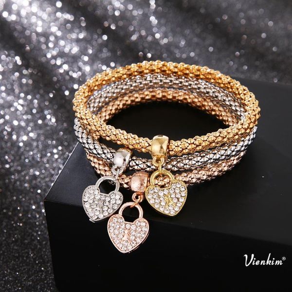 charm bracelets vienkim fashion style woman bracelet wristband crystal gift jewelry accessories fantastic wristlet trinket pendant, Golden;silver
charm bracelets vienkim fashion style woman bracelet wristband crystal gift jewelry accessories fantastic wristlet trinket pendant, Golden;silver