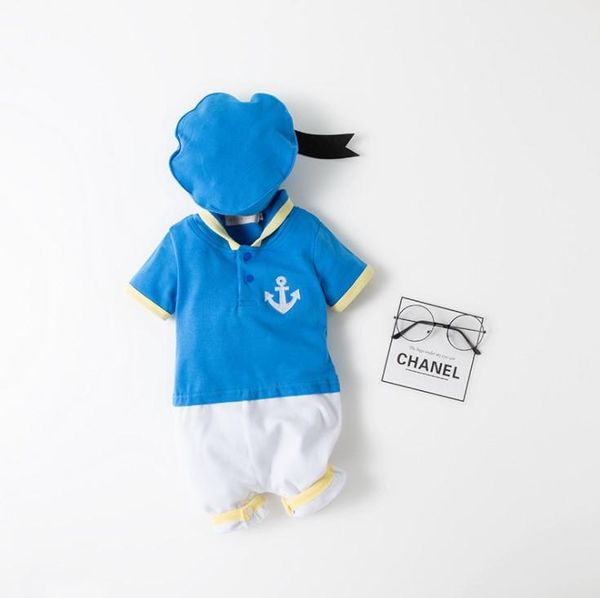 jumpsuits summer short sleeves blue baby boy's jumpsuits/baby romper/kids clothes with cap 3330
jumpsuits summer short sleeves blue baby boy's jumpsuits/baby romper/kids clothes with cap 3330