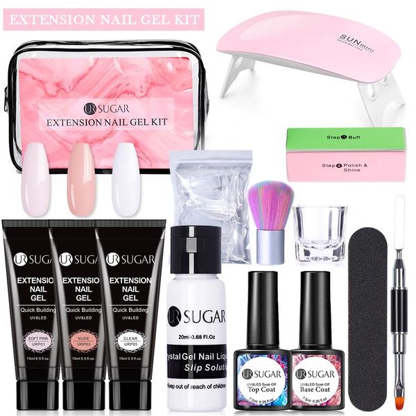 15ml extension gel nail set kit nude pink color varnishes for art tip quick crystal acrylgel, Red;pink
15ml extension gel nail set kit nude pink color varnishes for art tip quick crystal acrylgel, Red;pink