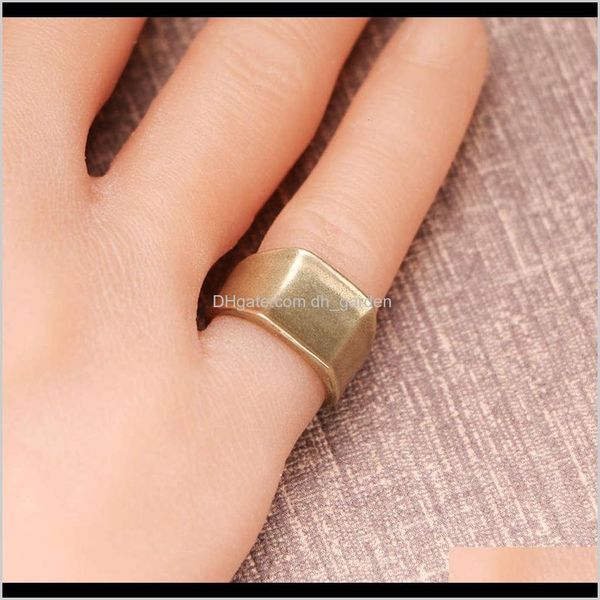 with side stones rings drop delivery 2021 handmade brass mens opening personality simple geometric ring rock jewelry straight 8qdft, Silver
with side stones rings drop delivery 2021 handmade brass mens opening personality simple geometric ring rock jewelry straight 8qdft, Silver