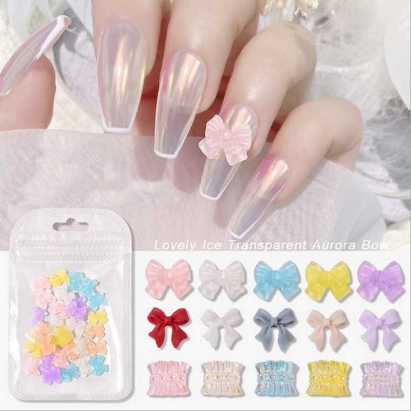 30pcs mix colors, 3d nail art lovely ice transparent aurora bows acrylic for tips decorations, Silver;gold
30pcs mix colors, 3d nail art lovely ice transparent aurora bows acrylic for tips decorations, Silver;gold