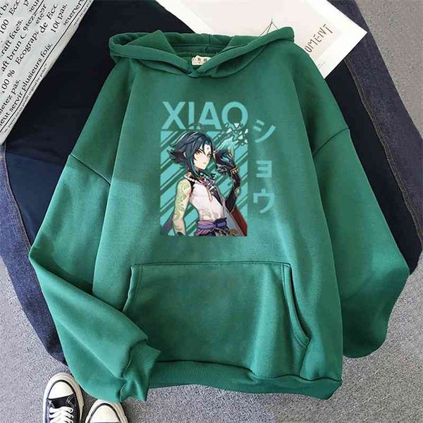 genshin impact xiao cool print game hoodies women/men kangoeroe plus size sweatshirts streetwear graphic hip hop mode, Black
genshin impact xiao cool print game hoodies women/men kangoeroe plus size sweatshirts streetwear graphic hip hop mode, Black