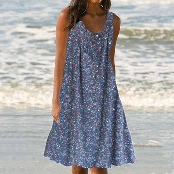 casual dresses bohemian women floral print mini dress round neck sleeveless loose ladies beach comfy plus size #yp, Black;gray
casual dresses bohemian women floral print mini dress round neck sleeveless loose ladies beach comfy plus size #yp, Black;gray