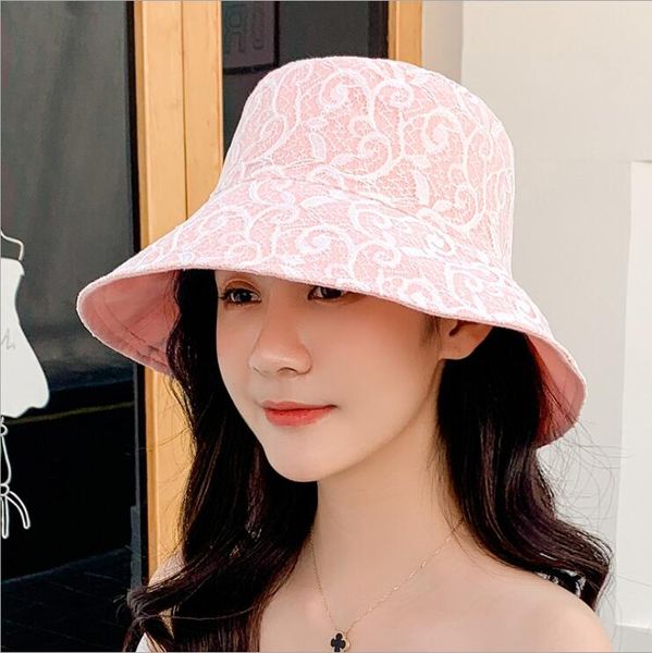 net red same style western-style lace fisherman hat dmcm084a fashionable face with small basin sunhat caps wide brim hats, Blue;gray
net red same style western-style lace fisherman hat dmcm084a fashionable face with small basin sunhat caps wide brim hats, Blue;gray