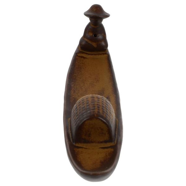 fragrance lamps 1pc vintage ceramic boat incense burner classic stick holder (light brown)
fragrance lamps 1pc vintage ceramic boat incense burner classic stick holder (light brown)