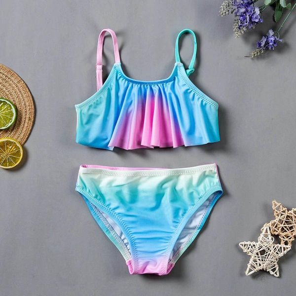 girls summer cute crisscross back leopard floral print 2-piece swimsuit printed split bikini mallot de bain enfant one-pieces, Black
girls summer cute crisscross back leopard floral print 2-piece swimsuit printed split bikini mallot de bain enfant one-pieces, Black