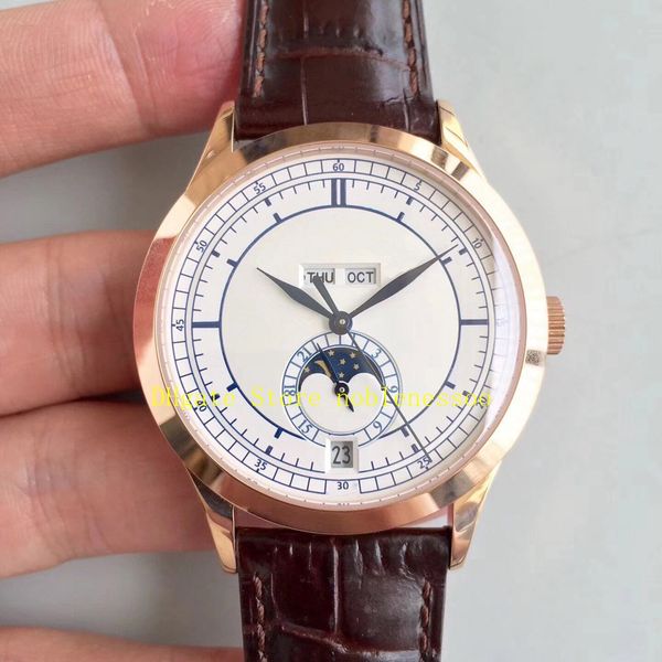 9 style cal.324 s automatic watch men 18k 38mm rose gold white dial 5396r annual calendar 5396 5396g km factory mechanical leather strap men, Slivery;brown
9 style cal.324 s automatic watch men 18k 38mm rose gold white dial 5396r annual calendar 5396 5396g km factory mechanical leather strap men, Slivery;brown