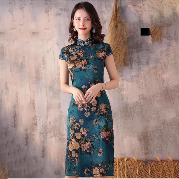 ethnic clothing satin green cheongsam oversize 3xl 4xl qipao elegant bridal wedding party dresses flower print sheath lady vintage vest, Red
ethnic clothing satin green cheongsam oversize 3xl 4xl qipao elegant bridal wedding party dresses flower print sheath lady vintage vest, Red