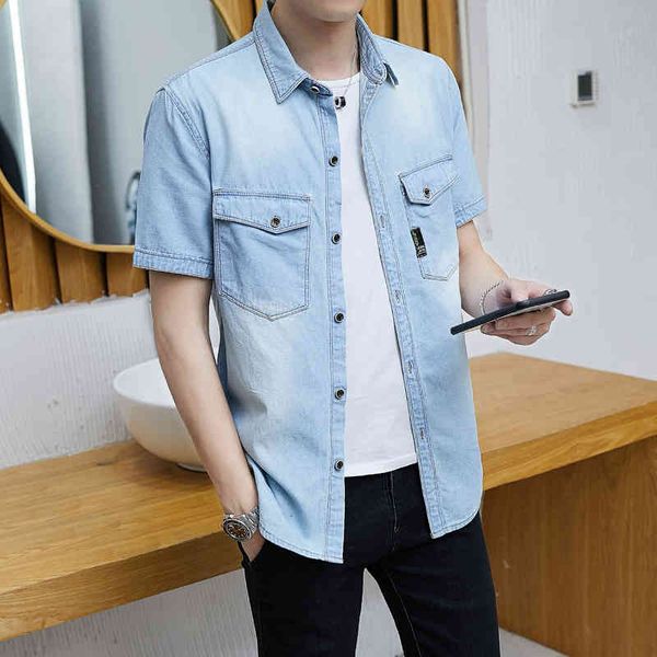 shirts summer fashion blue jeans men short sleeve cotton solid casual shirts male denim shirt slim fit, White;black
shirts summer fashion blue jeans men short sleeve cotton solid casual shirts male denim shirt slim fit, White;black