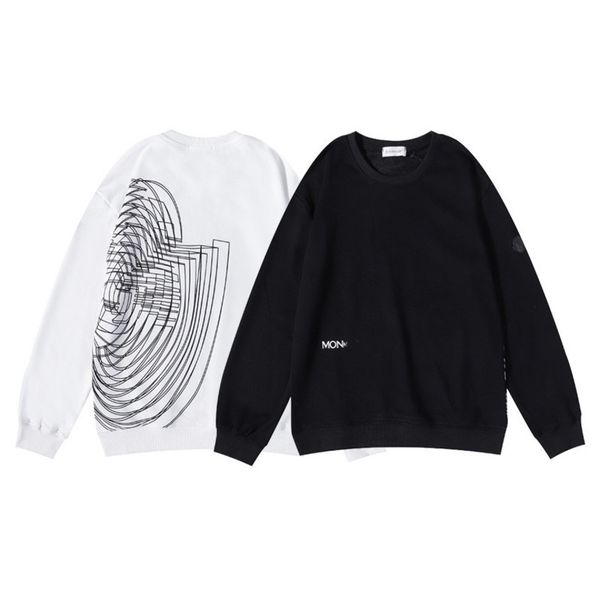 men's and women's long sved hoodi, mon printed cloth, tight casual sweaters, spring sweaters, White;black
men's and women's long sved hoodi, mon printed cloth, tight casual sweaters, spring sweaters, White;black