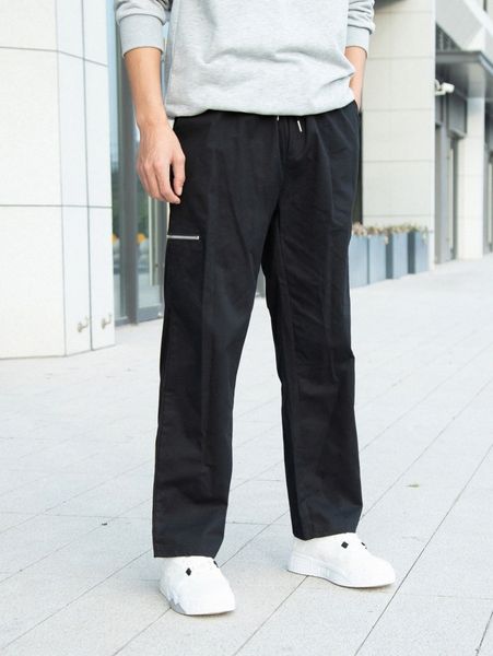 men drawstring waist slant pocket pants g0ci#, Black
men drawstring waist slant pocket pants g0ci#, Black