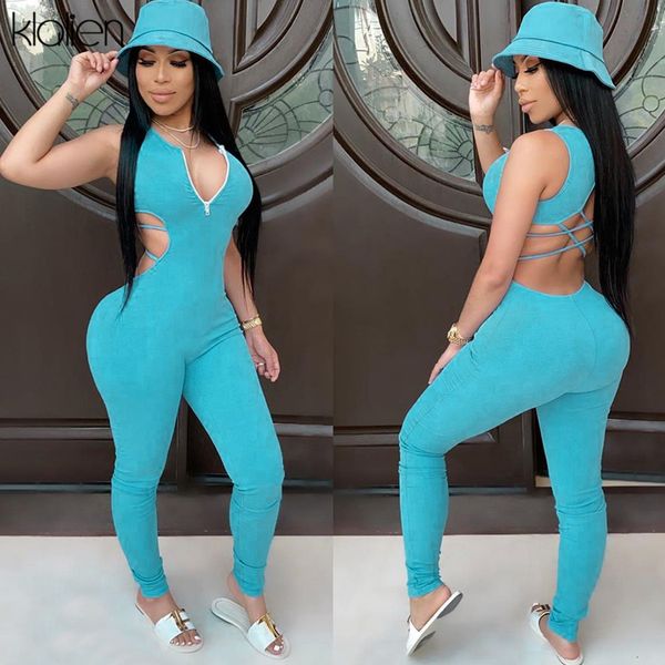jumpsuits summer sleeveless v neck hollow out solid jumpsuit elastic skinny fitness tracksuit women casual, Black;white
jumpsuits summer sleeveless v neck hollow out solid jumpsuit elastic skinny fitness tracksuit women casual, Black;white