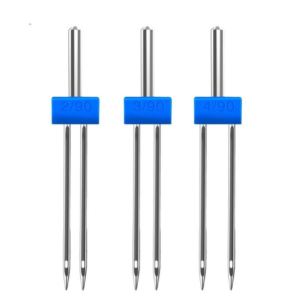 sewing machine needles double twin 2.0/90 3.0/90 4.0/90 for most household notions & tools, Black
sewing machine needles double twin 2.0/90 3.0/90 4.0/90 for most household notions & tools, Black