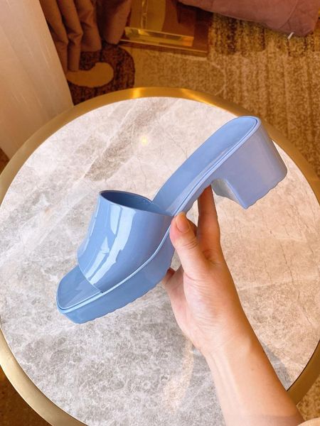 fashion lady summer one-word drag waterproof table legs long thick bottom high heel pvc jelly beach shoes women's slippers, Black
fashion lady summer one-word drag waterproof table legs long thick bottom high heel pvc jelly beach shoes women's slippers, Black