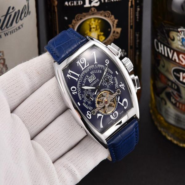 wristwatches 2021 famous watch five needles automatic mechanical wrist chronograph multifunction business men, Slivery;brown
wristwatches 2021 famous watch five needles automatic mechanical wrist chronograph multifunction business men, Slivery;brown