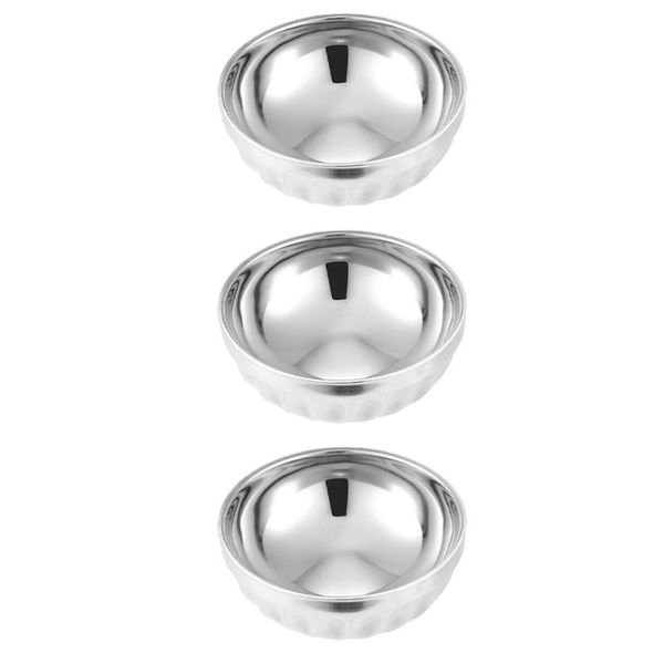 bowls 3pcs stainless steel salad double layer heat insulation bowl containers
bowls 3pcs stainless steel salad double layer heat insulation bowl containers