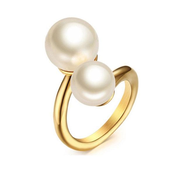 wedding rings fashion gold color simulated pearl for woman accent bypass open stainless steel party jewelry, Slivery;golden
wedding rings fashion gold color simulated pearl for woman accent bypass open stainless steel party jewelry, Slivery;golden