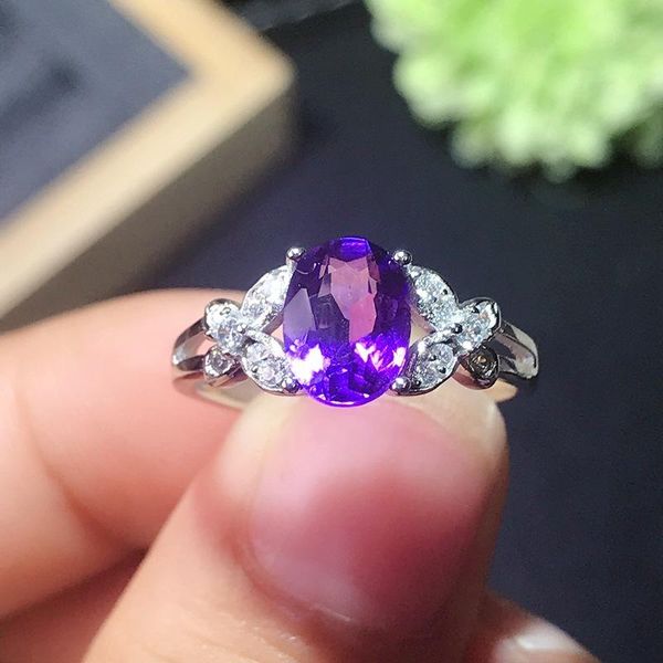 cluster rings meibapj natural amethyst gemstone simple ring for women real 925 sterling silver fine jewelry, Golden;silver
cluster rings meibapj natural amethyst gemstone simple ring for women real 925 sterling silver fine jewelry, Golden;silver