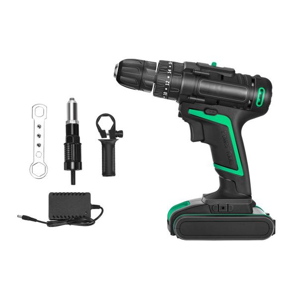 professiona electric drills 25-volt max lithium ion (li-ion) cordless drill with rivet gun adaptor nut
professiona electric drills 25-volt max lithium ion (li-ion) cordless drill with rivet gun adaptor nut