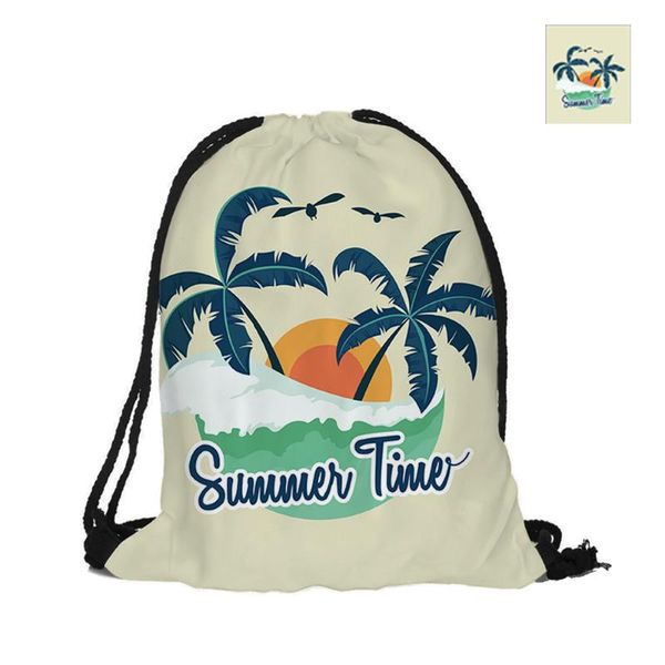backpack for summer time drawstring double sided printing polyester travel and school hello enjoy the little things
backpack for summer time drawstring double sided printing polyester travel and school hello enjoy the little things