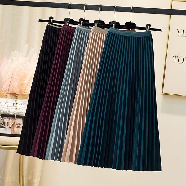 skirts autumn women a-line long pleated skirt temperament spring solid slim mid-calf length blue burgundy coffee cmqg, Black
skirts autumn women a-line long pleated skirt temperament spring solid slim mid-calf length blue burgundy coffee cmqg, Black