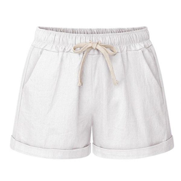 women's shorts summer women wide leg cotton high waist drawstring pockets girl casual plus size m-6xl mv66, White;black
women's shorts summer women wide leg cotton high waist drawstring pockets girl casual plus size m-6xl mv66, White;black