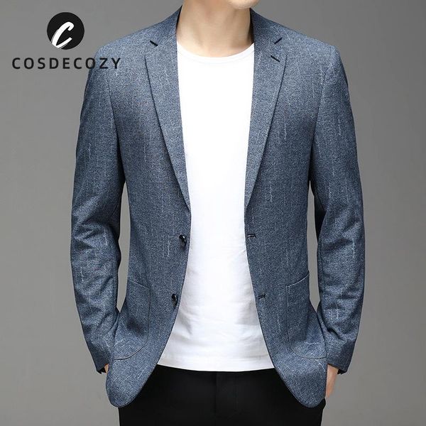 cosdecozy men's suit coat stylish casual blazers male solid business clothing spring autumn suits, White;black
cosdecozy men's suit coat stylish casual blazers male solid business clothing spring autumn suits, White;black