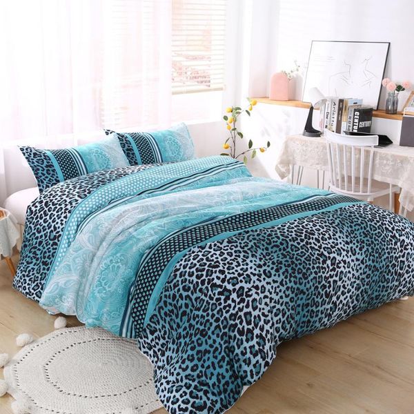 bedding sets luxury leopard plaid printing home furnishing bohemian duvet cover pillow case king size textile
bedding sets luxury leopard plaid printing home furnishing bohemian duvet cover pillow case king size textile