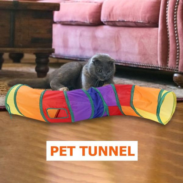 cat toys s-shape tunnel elaborate manufacture prolonged durable rainbow tube folding kitten interactive toy pet funny product
cat toys s-shape tunnel elaborate manufacture prolonged durable rainbow tube folding kitten interactive toy pet funny product