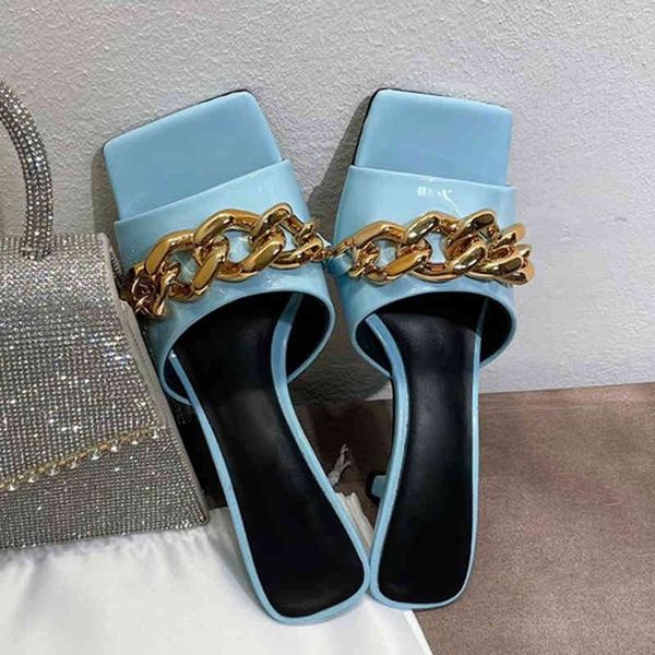 70% off wholesale flip-flops summer high heel slippers open toe women shiny leather metal chain decoration sandals party dress shoes runway, Black
70% off wholesale flip-flops summer high heel slippers open toe women shiny leather metal chain decoration sandals party dress shoes runway, Black