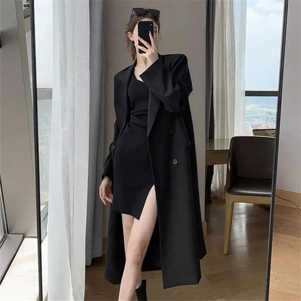 women's trench coats women coat spring autumn solid color lapel double-breasted long sleeve temperament fashion suit windbreaker 466, Tan;black
women's trench coats women coat spring autumn solid color lapel double-breasted long sleeve temperament fashion suit windbreaker 466, Tan;black
