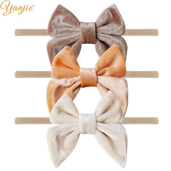 hair accessories 12pcs/lot 3'' velvet bow nylon headbands for girls smooth elastic skinny khaki band, Slivery;white
hair accessories 12pcs/lot 3'' velvet bow nylon headbands for girls smooth elastic skinny khaki band, Slivery;white