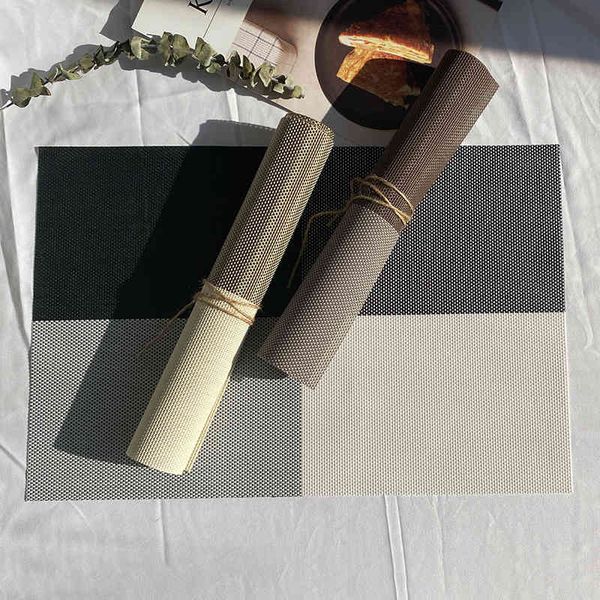 pvc dining mat western tian zigzag gradual thermal insulation table cup l private room home plate
pvc dining mat western tian zigzag gradual thermal insulation table cup l private room home plate