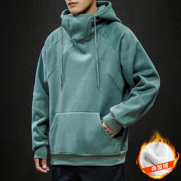 men's hoodies & sweatshirts hoodie men sweatshirt plus velvet trend loose large size lazy wind hooded all-match autumn and winter bf ja, Black
men's hoodies & sweatshirts hoodie men sweatshirt plus velvet trend loose large size lazy wind hooded all-match autumn and winter bf ja, Black