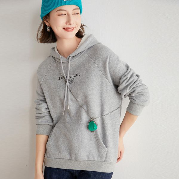 urban 2021 autumn leisure women's solid color letter pullover women's hooded sweater trend, Black
urban 2021 autumn leisure women's solid color letter pullover women's hooded sweater trend, Black