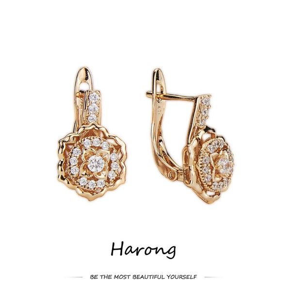stud harong luxury flower crystal gold-plated earring woman fashion quality jewelry accessories copper earrings for wedding, Golden;silver
stud harong luxury flower crystal gold-plated earring woman fashion quality jewelry accessories copper earrings for wedding, Golden;silver