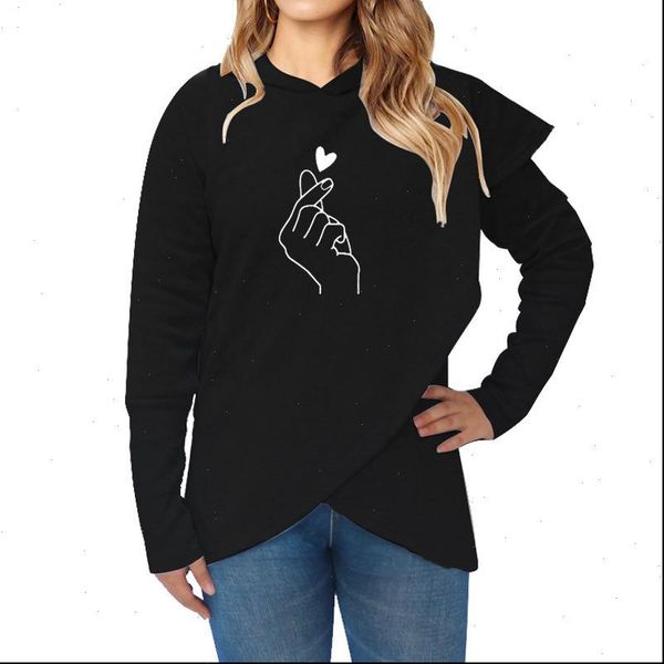 women streetwear irregular hem print oversized hoodie casual loose pullover long drop, Black
women streetwear irregular hem print oversized hoodie casual loose pullover long drop, Black