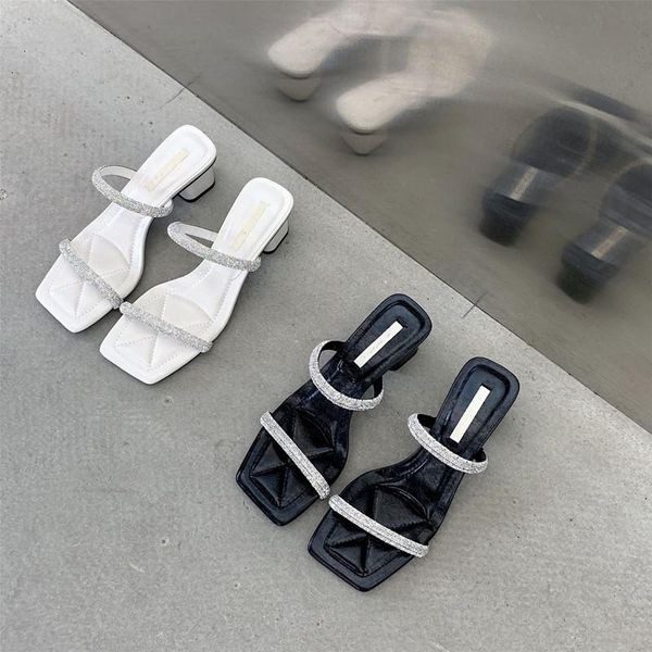 slippers bailamos women summer shoes slides low heel mules pantofle square toe flip flops fashion high 2021 glitter sandals, Black
slippers bailamos women summer shoes slides low heel mules pantofle square toe flip flops fashion high 2021 glitter sandals, Black
