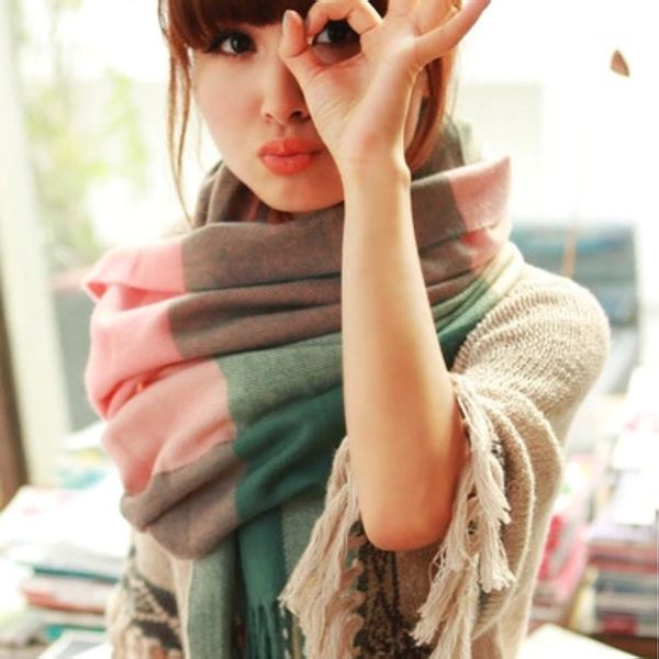 autumn and winter scarf women's fashion cashmere scarf shawl big grid winter warm lattice large scarf, Blue;gray
autumn and winter scarf women's fashion cashmere scarf shawl big grid winter warm lattice large scarf, Blue;gray